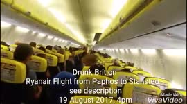 Drunk Brit on Ryanair Flight - injury risk to passengers