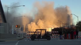 Crowds gather to watch Georgia Dome implosion
