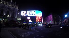 Piccadilly Circus In Central London
