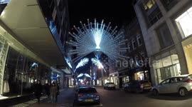 Christmas Decorations in New Bond Street