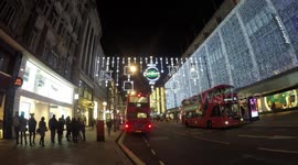Christmas Decorations In Oxford Street