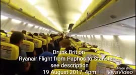 Drunk Brit on Ryanair Flight - injury risk to passengers