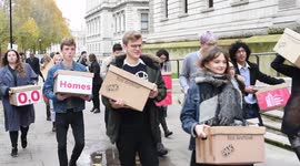 Labour Party deliver petition to fund the retrofitting of sprinklers in all council and housing association tower blocks