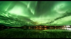 Stunning Northern Lights captured over Lapland