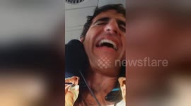 Man imitates crying baby on plane