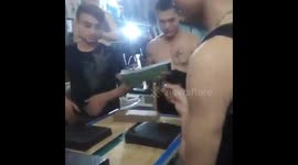 Epic Arm Wrestling Fail