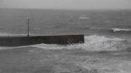 Strong Winds and waves batter Porthleven #2