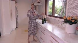 Wine Bottle Arm Workout - no activewear required