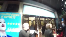 Amanda Holden arrives at Everybody's Talking About Jamie