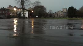 Emergency services on scene as Cumbria's River Eden bursts banks