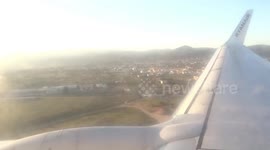 SCARY RYANAIR 737 HARD LANDING