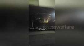 Newsflare Edit - Kids firing fireworks at houses