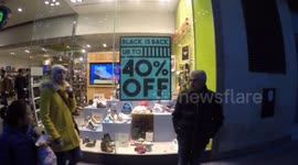 Oxford Street Gets Ready For Black Friday