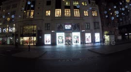 Empty Oxford Street for Black Friday