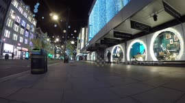 Timelapse of Black Friday on Oxford Street