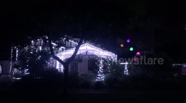 Impressive Christmas lights display at Adelaide home