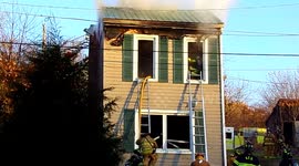 House fire displaces 4 - Ashland, Pa   Part 3