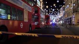 Police cordon on London’s Oxford Street