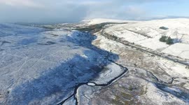 Beautiful Early Season Snow Over Glenshane, N. Ireland