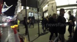 Canada Goose Store Protest in Regents Street In London