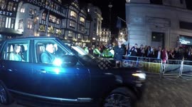 The Duke and Duchess of Cambridge arrive at Royal Variety Performance