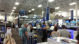 Patrons looking for a good deal on black Friday
