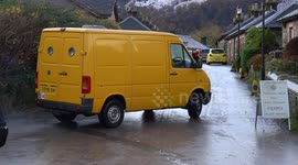 Pretty slippery! Ice causes havoc in Scotland