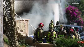 Thanksgiving Residential Fire In La Mesa (11/23/2017)