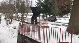 Skier vs. Rail