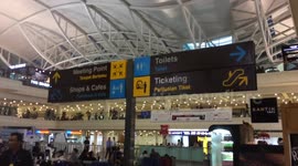 Bali Airport is closed due to Mt. Agung Eruption - Airport Situation I