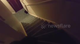 Air Horn Scare Prank Scares Kid