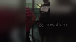 Newsflare Edit - @ThomasCookUK last night locked in a transfer tunnel for over a hour unable to use the toilet just to add to the 16 hour delay no info JOKE