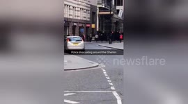 Newsflare Edit - Gherkin and surrounding shops Evacuated by police