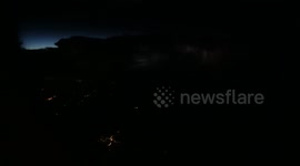 Lightning Over Oklahoma and Missouri from Plane 6/1/2013