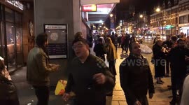Fantastic street performer outside Brixton Tube Station