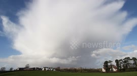 Beautiful Winter Storm Cell