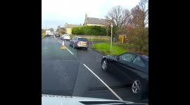 Car Skid - Close Call