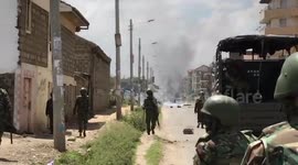 KENYA VOTES: Riot police fire tear gas at opposition supporters