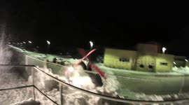 Skier vs. Chainlink fence