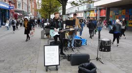 THIS IS CHINA LANE BUSKING IN MANCHESTER 2017