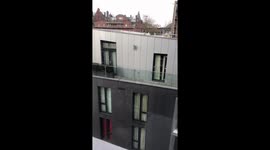 First snow in London