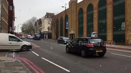 First snow slightly intensifies in Central London