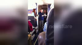 Newsflare Edit - Penguin on Southwest flight