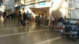 Woman claiming to be an fbi agent At LAX. LAXPD 1ST amendment pass