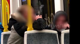 Footage shows men 'smoking addictive Spice drug' on Manchester tram