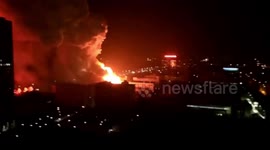 Major fire breaks out in battery factory in central China