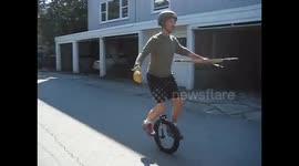 Unicycle Archery