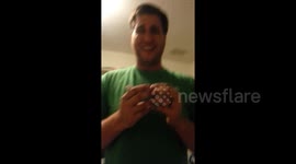 Dad-to-be bursts into tears after his wife reveals she is pregnant