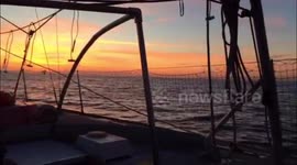 Sailing and Catching tuna in Italy