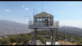 Colors of National Forest Service Oak Flat Lookout Tower